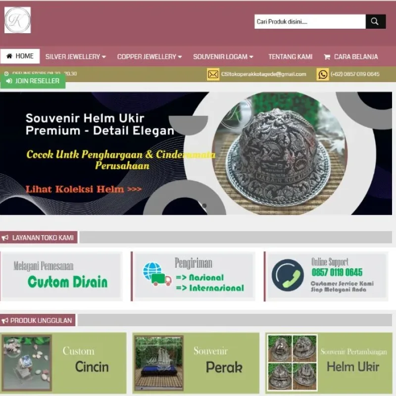 Perak Kotagede Yogyakarta: Pengrajin Tradisional Abad ke-16 yang Ekspor Lewat Website